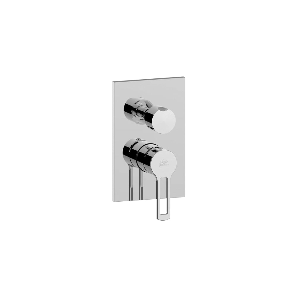 Paffoni set miscelatori lavabo, bidet senza scarico e incasso doccia deviatore 2 vie cromato mod. Ringo