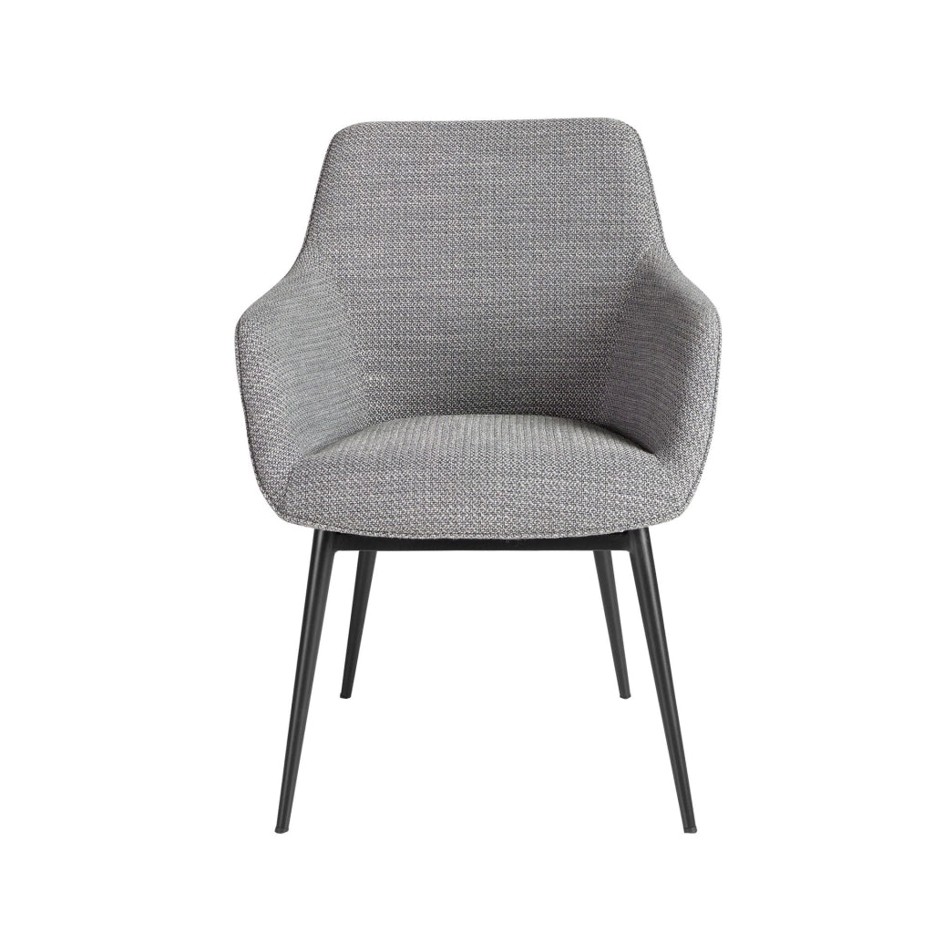 Sedia in tessuto grigio