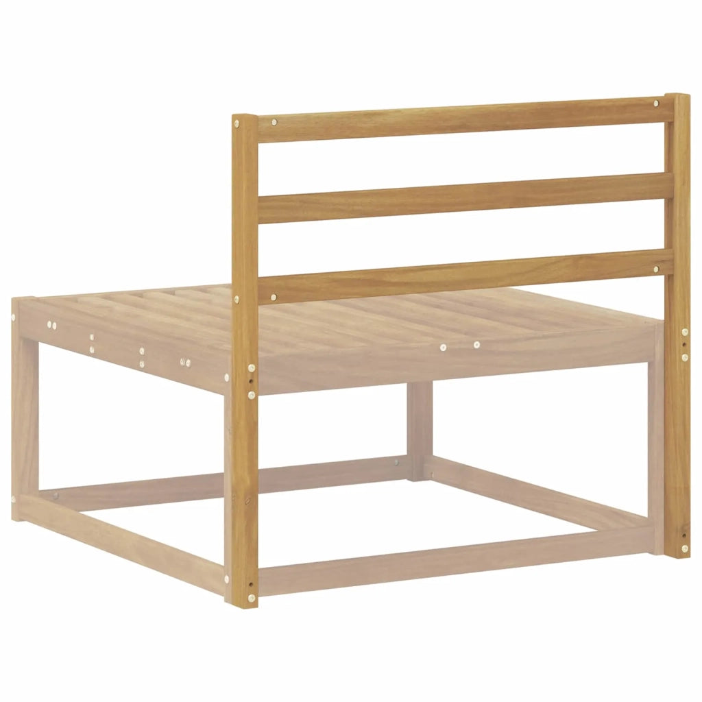 Modulo Schienale Bianco 79 x 4 x 73 cm Legno di Acacia Massello 901581
