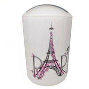 Trade Shop - Pattumiera Cestino Secchio Rifiuti Gettacarte Accessori Bagno Scritta Paris 87044 -