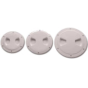 Tappo per barca nautica ispezione bianco incasso mm 205