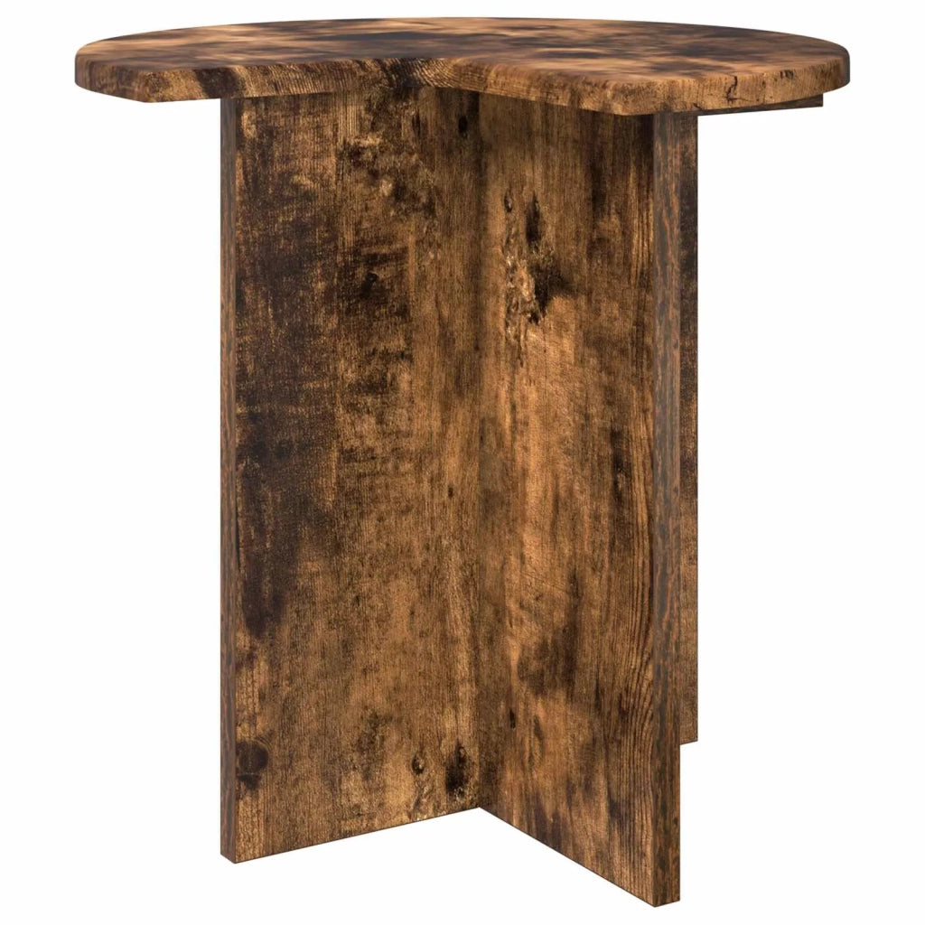 Tavolo laterale Rovere Fumo Ø 39 x 38 cm Legno ingegnerizzato 8001089