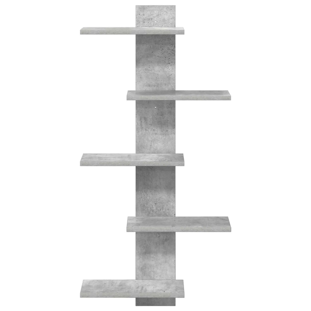 Mensola a muro flottante Grigio Cemento 48,5 x 15 x 101 cm 8012199