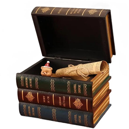 Scatola di Archiviazione Decorativa - Dimensioni 20 x 15,7 x 14 cm - Materiale Slijtvast - Copertina in Pelle di Qualità - Decorativa Scatola di Archiviazione