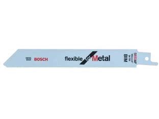LAMA PER SEGHE A GATTUCCIO PER METALLO (S922AF)- - lama mm.150, blister da pz.5 - 1 blister BOSCH
