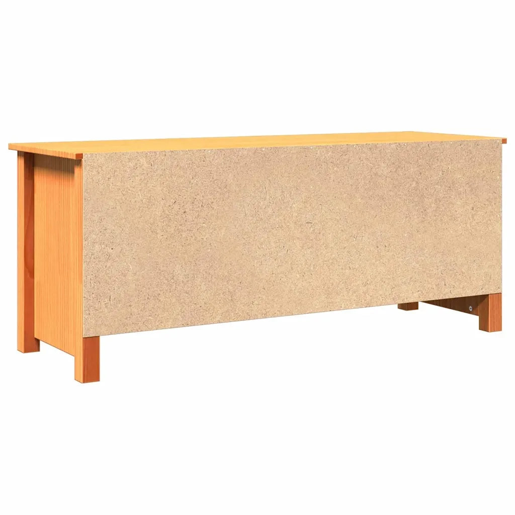 Panchina con contenitore Marrone cerato 110 x 38 x 45,5 cm CFW3654259