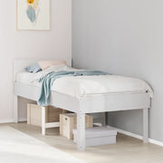 vidaXL Letto senza Materasso Bianco 90x200 cm Legno Massello di Pino