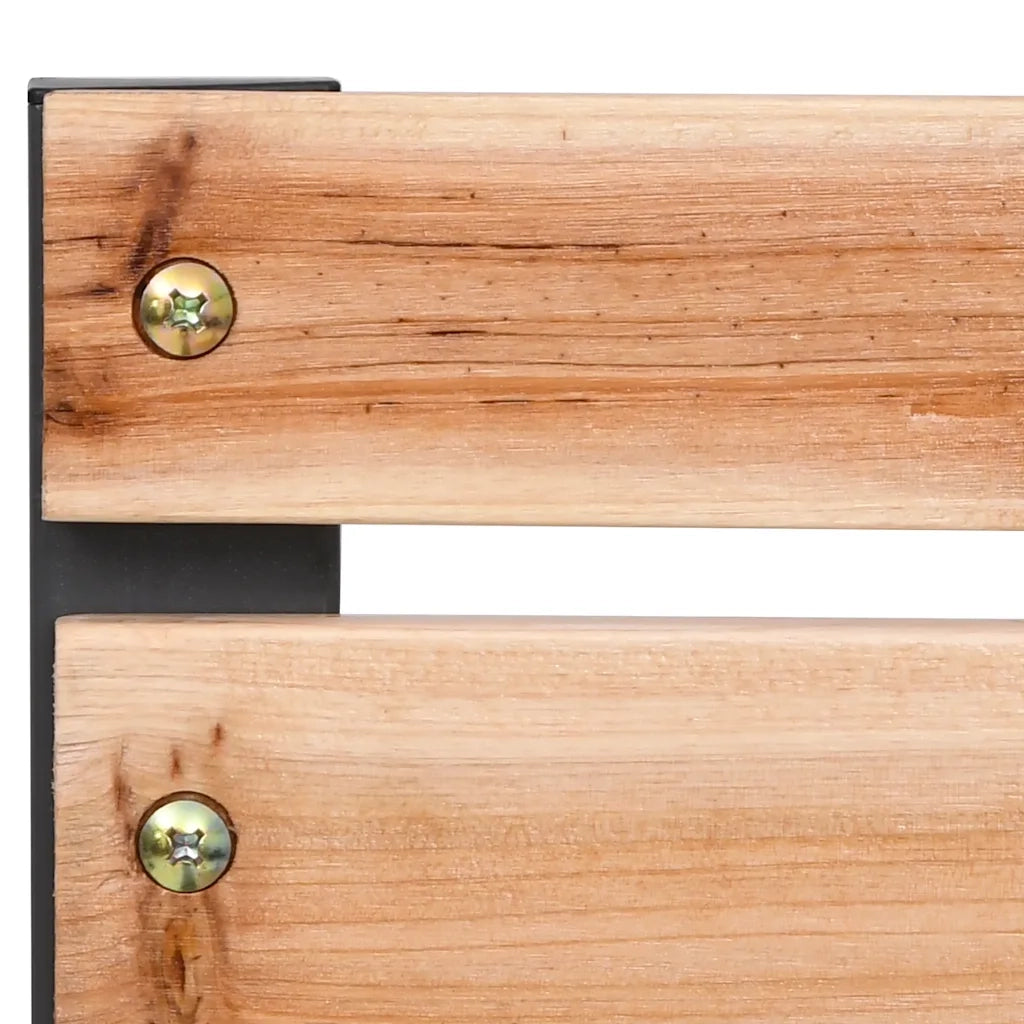 Sedie da Giardino 2 pz in Legno 47937