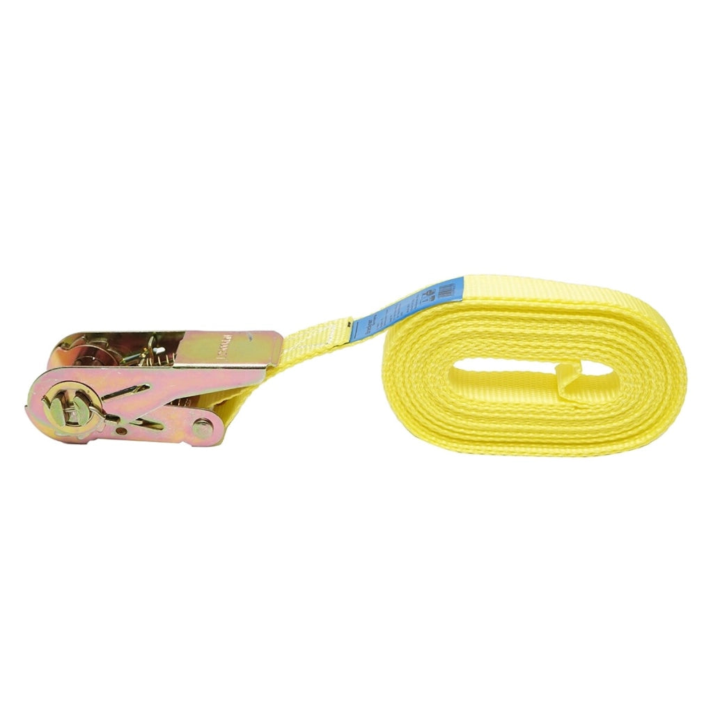 Cinghia di Ancoraggio Merci Cinghia di fissaggio, 5m x 25mm 245kg, Cricchetto