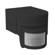 Sensore PIR crepuscolare Kanlux SLICK nero 12m IP44