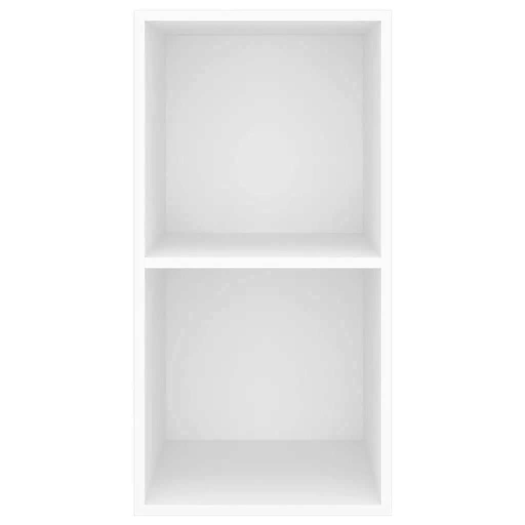 Armadietto TV da Parete Bianco 37x37x72 cm in Legno Multistrato 805471