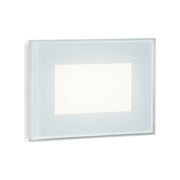 Segnapasso In Alluminio Bianco Diffusore In Vetro Led 3 W 300 Lm 3000K Spina