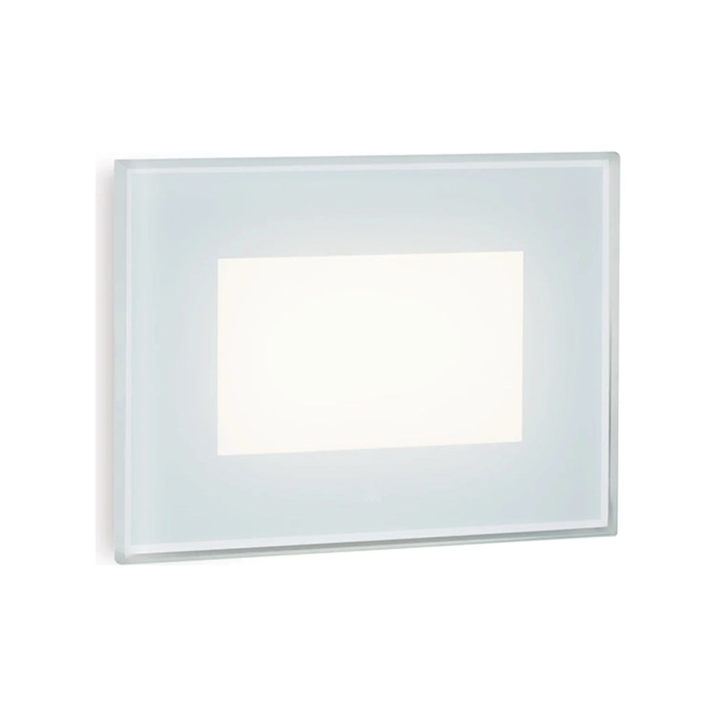 Segnapasso In Alluminio Bianco Diffusore In Vetro Led 3 W 300 Lm 3000K Spina