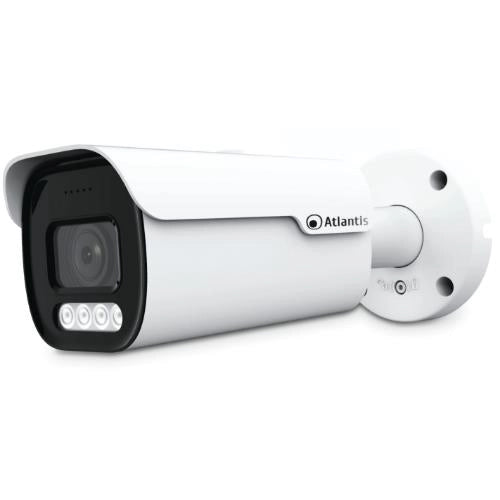 Videocamera atlantis ultraplex a11-u827s-bpvm ip poe bullet motorizz 8mpx 3840x2160 25fpsh.264/265 1/2.8cmos 4xir array led 30m