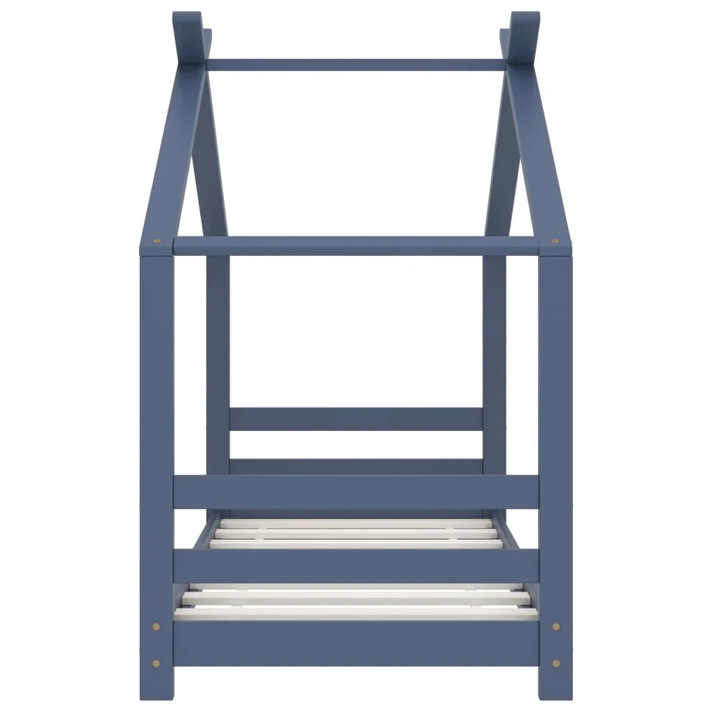 Giroletto per Bambini Grigio in Massello di Pino 70x140 cm 289613