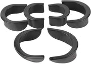 Sacchi per piscina in gomma 6 pezzi - Resistenti allo sforzo - Duraturi - Leggeri - Altezza 5 cm - Circonferenza metà cerchio 23 cm - Coperture per tavolo da piscina