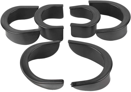 Sacchi per piscina in gomma 6 pezzi - Resistenti allo sforzo - Duraturi - Leggeri - Altezza 5 cm - Circonferenza metà cerchio 23 cm - Coperture per tavolo da piscina