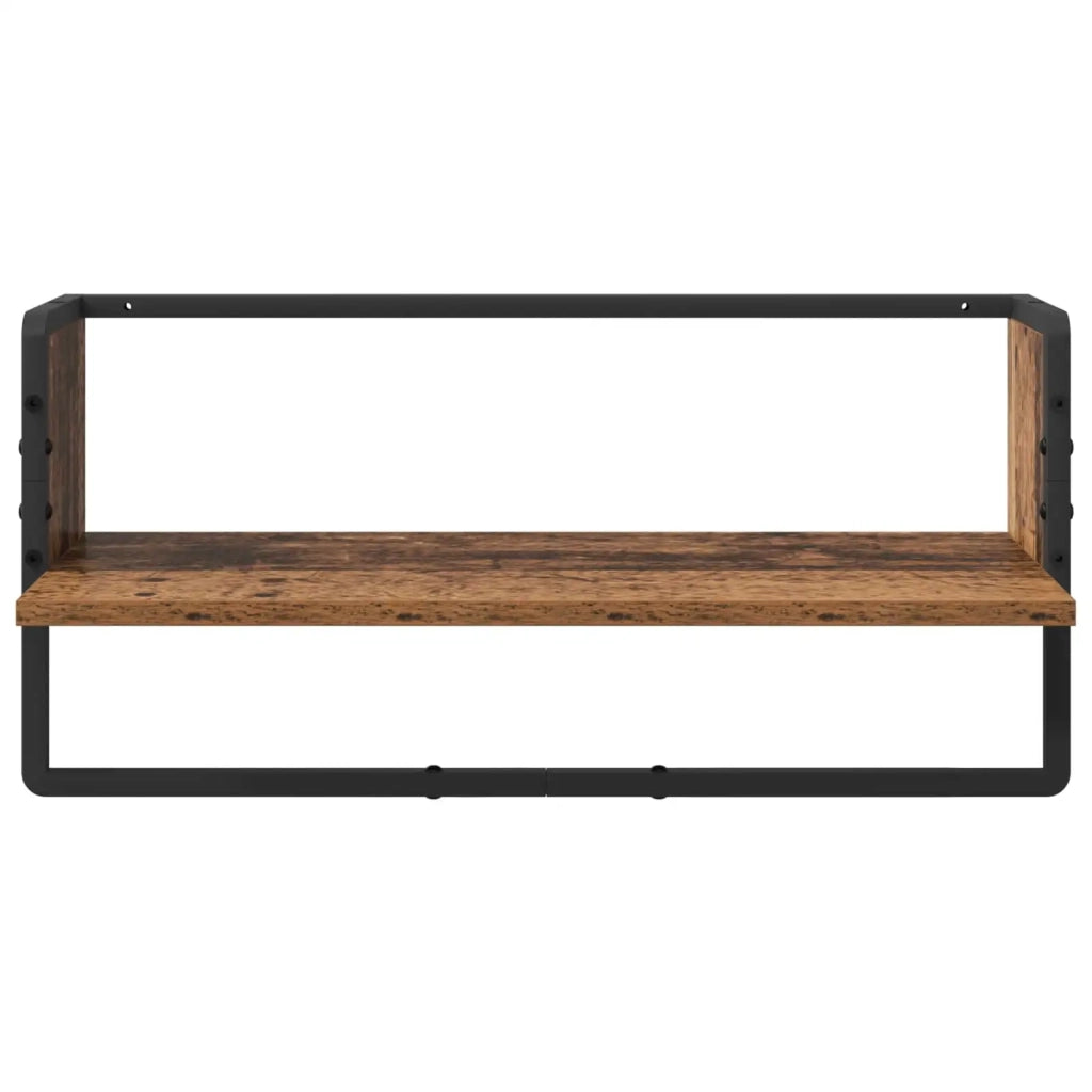 4 pz Set Mensole da Parete | Scaffali a Parete | Ripiano a parete Legno vecchio 65 x 25 x 30 cm