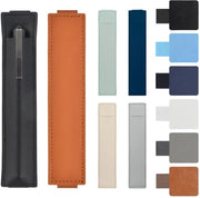 Pen holder per nota 6 pezzi con 6 pen holder supporto per ufficio articoli di cancelleria, tasca per pennarelli in pelle PU rimovibile per libri di appunti agenda calendario iPad scuola ufficio