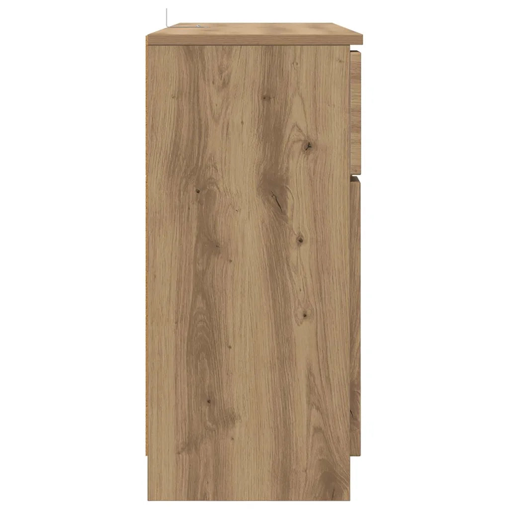 Credenza-Buffet-Armadio da cucina Rovere artigianale 100 x 30 x 65,6 Legno multistrato
