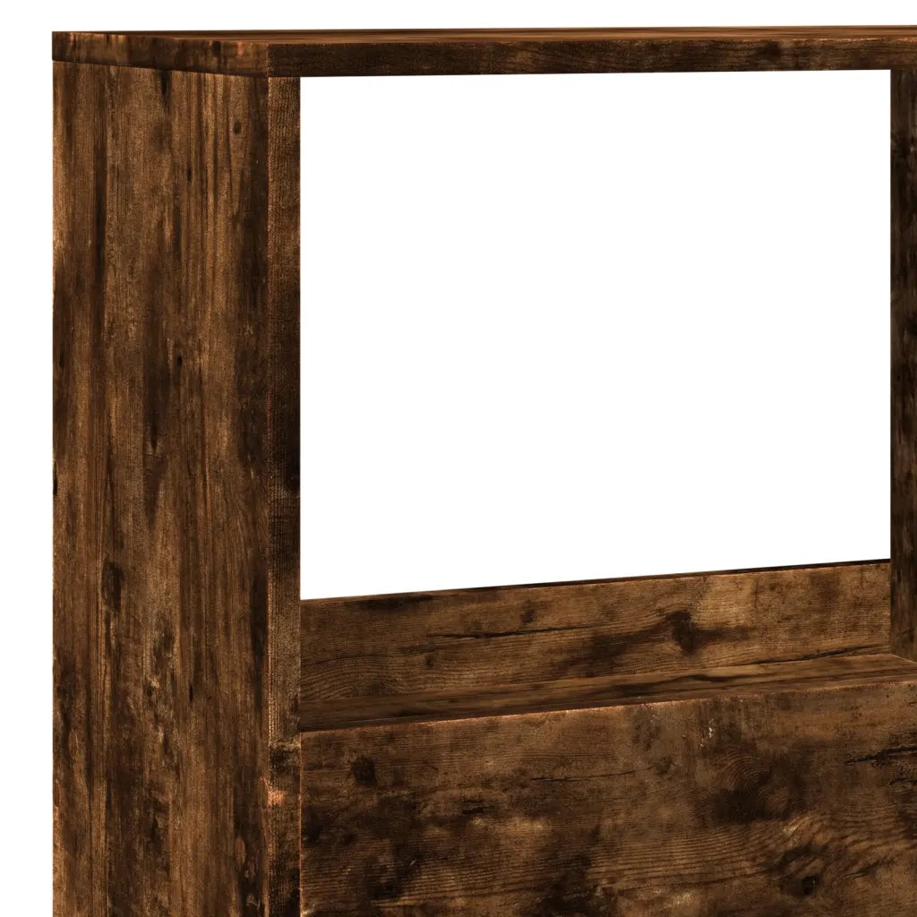 vidaXL Libreria Rovere Fumo 100x33x155,5 cm in Legno Multistrato
