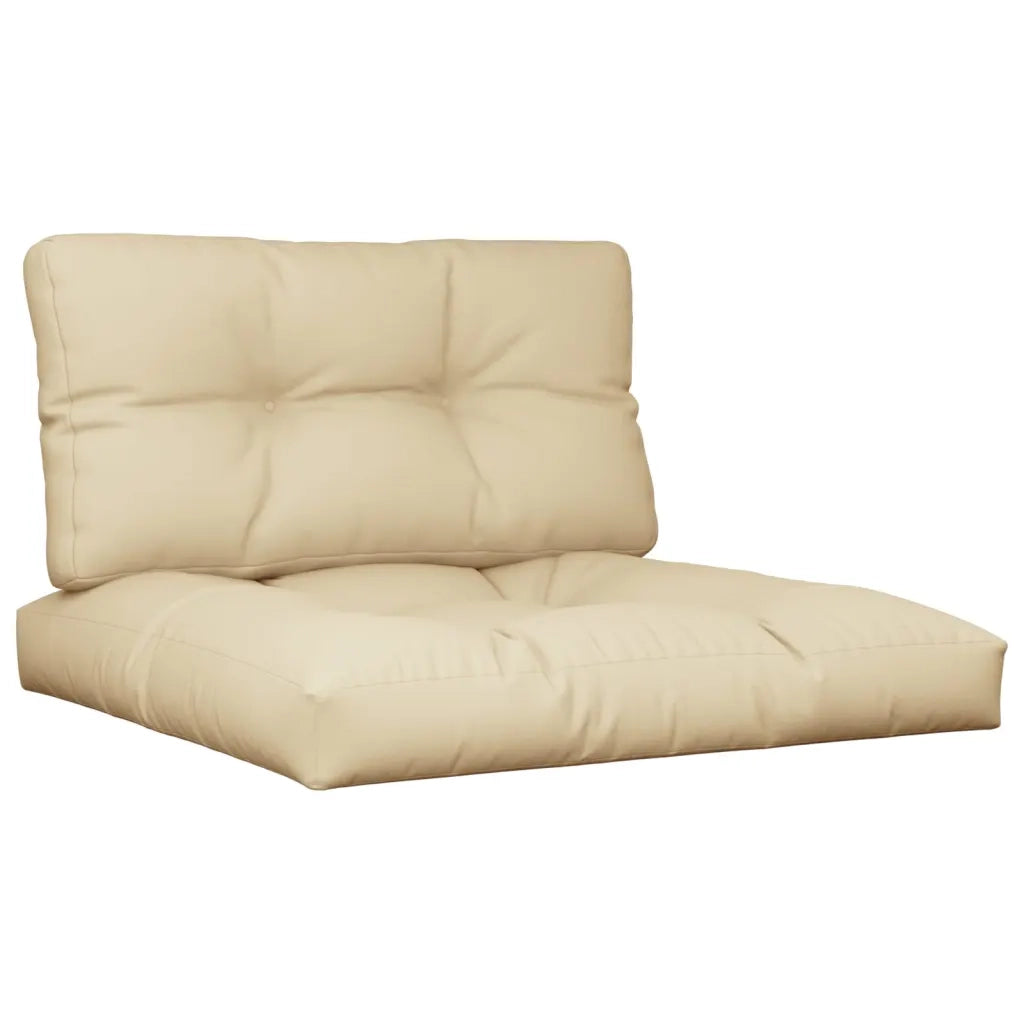 Cuscini per Pallet 2 pz | Cuscini per sedie Beige in Tessuto