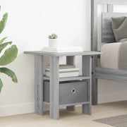 Comodino Grigio Sonoma 41 x 40 x 45 cm Legno multistrato 8000430