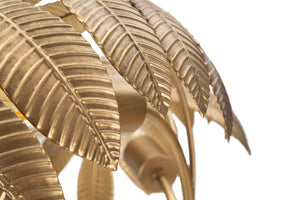 Lampada da Tavolo Leaf 57x81x57 cm in Ferro Oro
