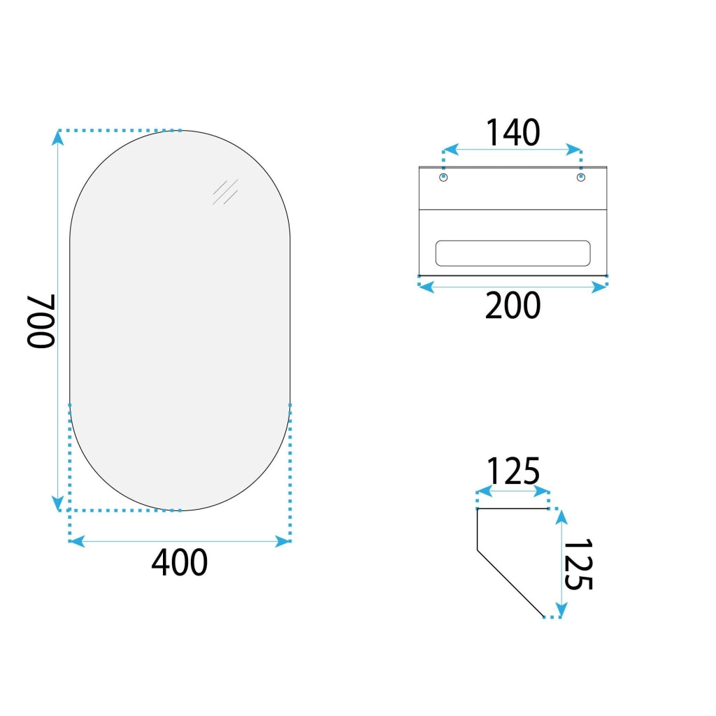 Set Di Mobili Da Bagno Con Lavabo River 60cm White