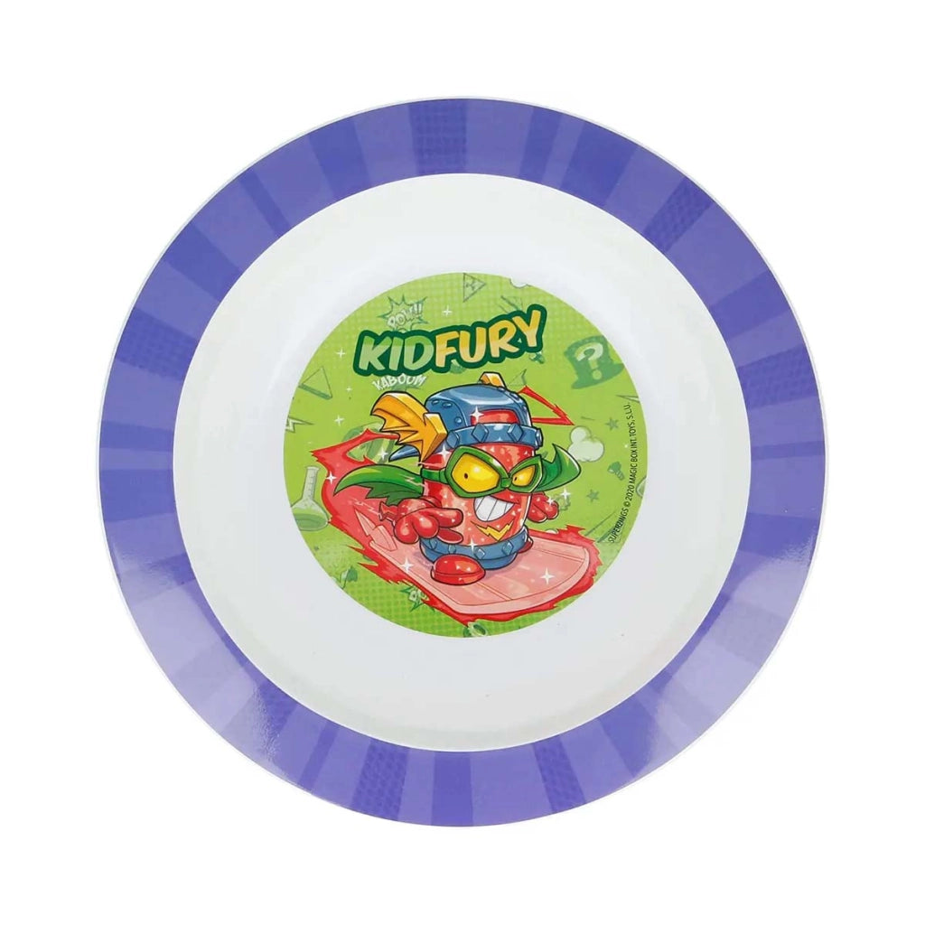 Ciotola per Bambini con Motivo KidFury Utilizzabile nel Microonde Multicolore Super Zings
