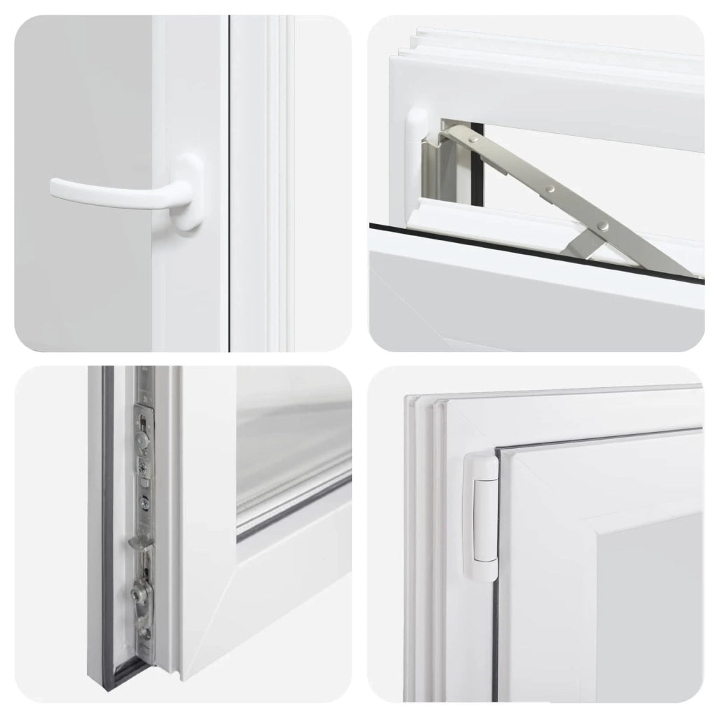Finestra per Soffitta RISOR 50 x 75 cm PVC e Vetro Bianco CFW1378344