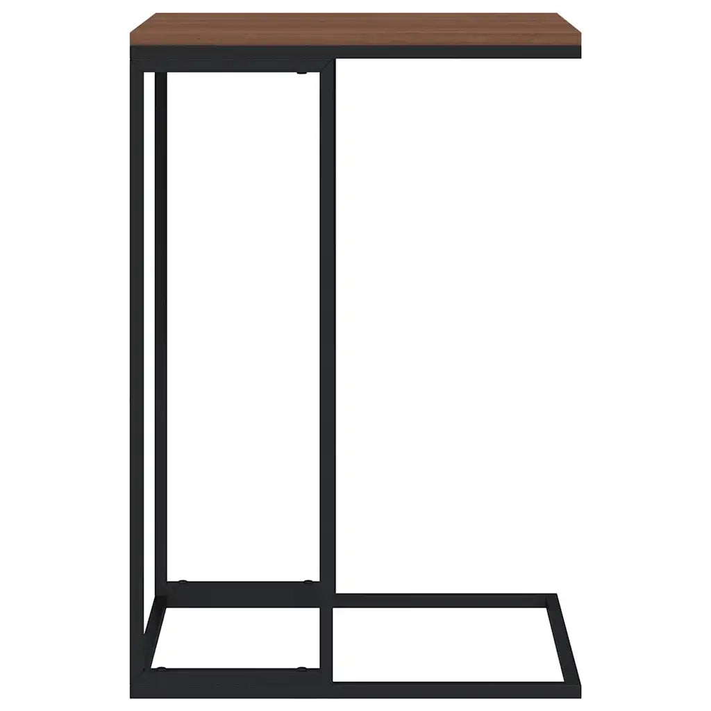 Tavolino da Salotto Nero 40x30x59 cm in Legno Multistrato cod mxl 55212