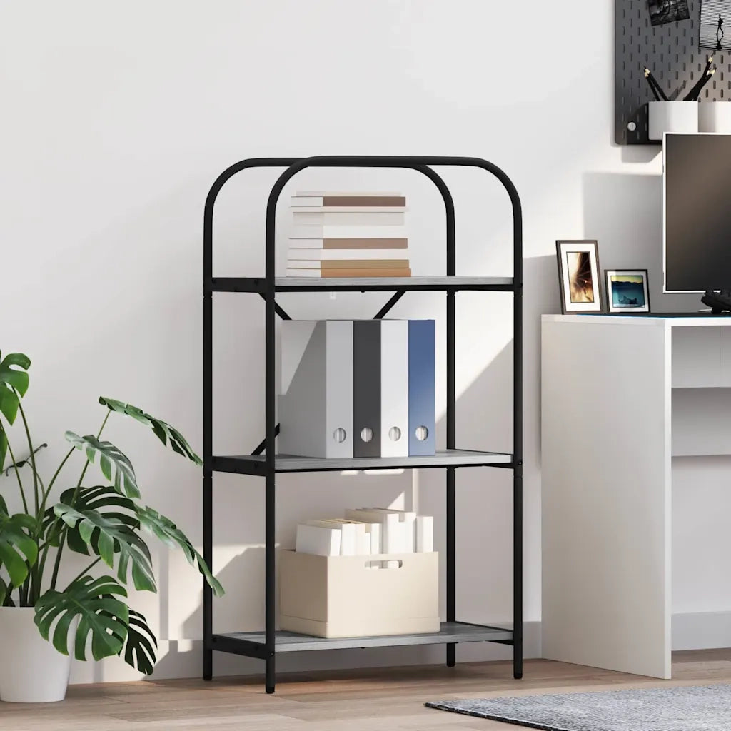 Libreria Grigio Sonoma 60 x 30 x 109 cm Legno multistrato 879866