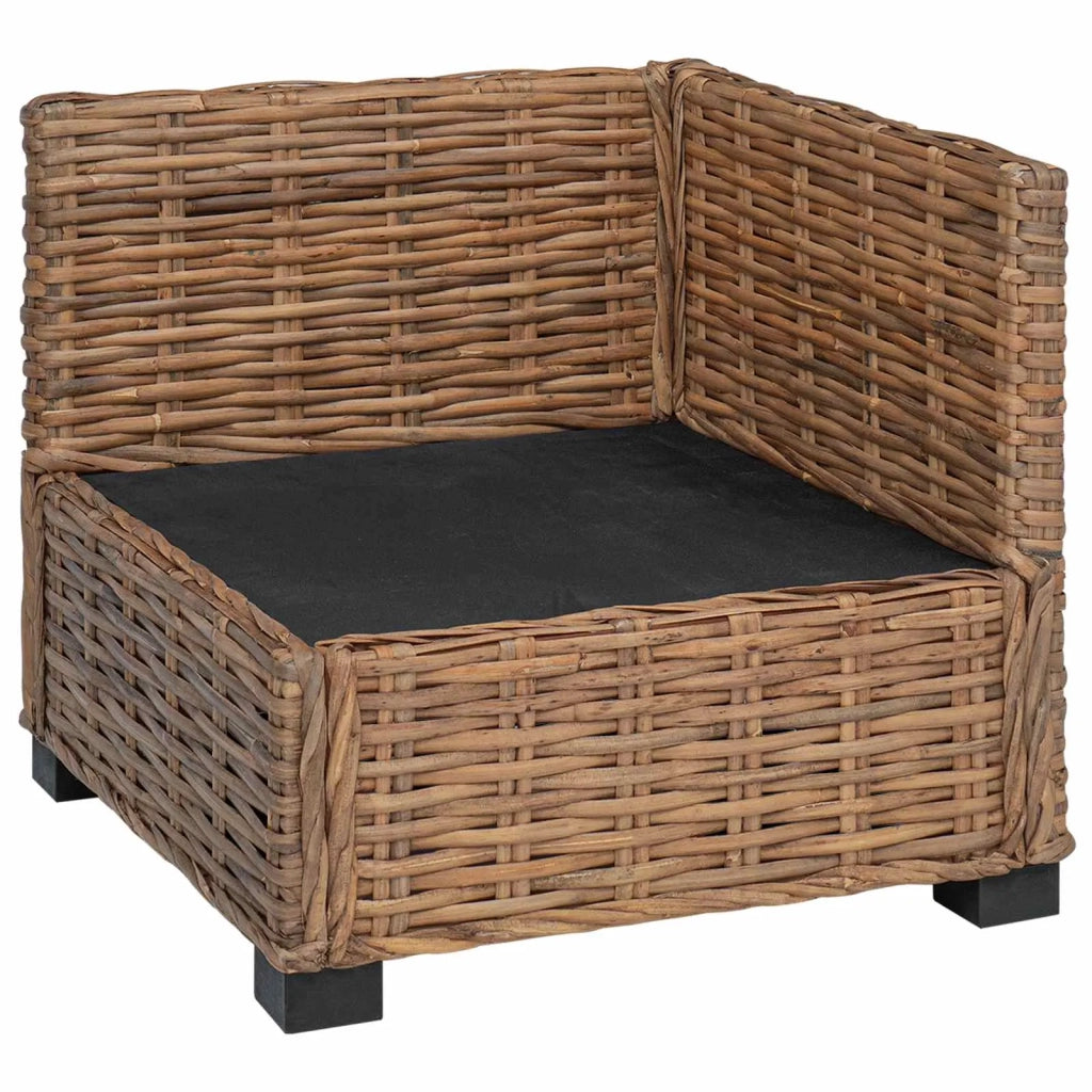 Divano Angolare con Cuscini GENDT Rattan naturale Naturale 42034382