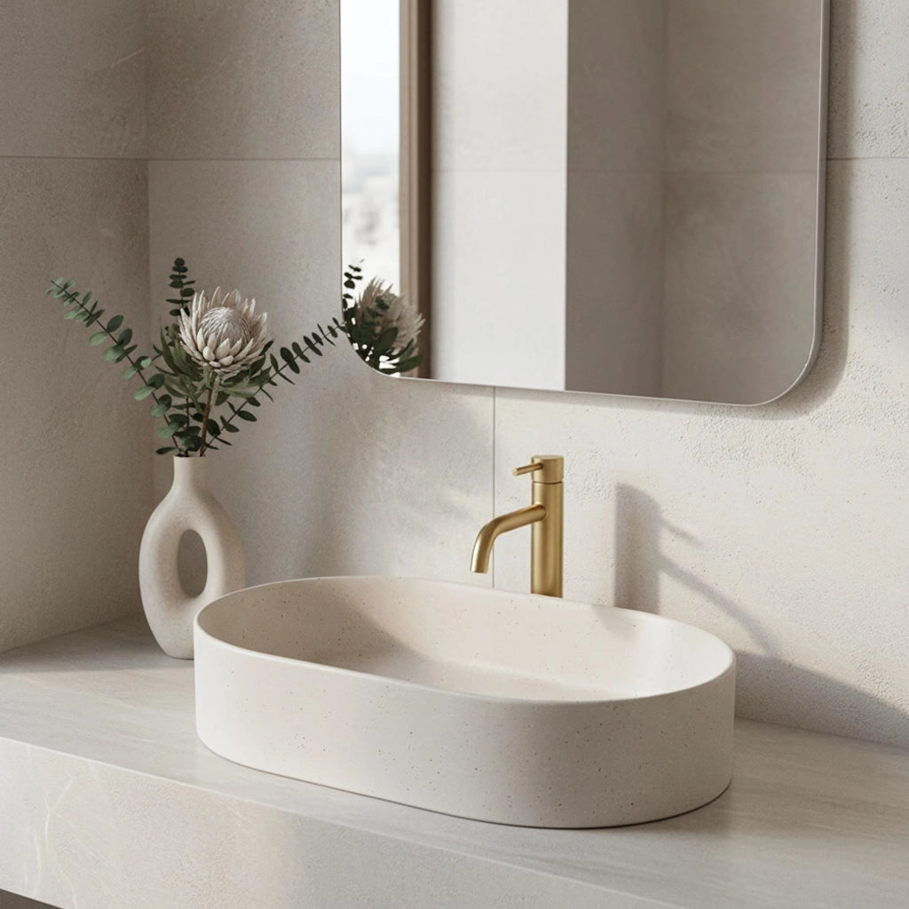 Lavabo Da Appoggio Rea Nadia 60 Sandy