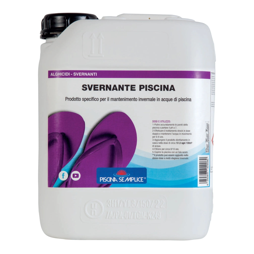 SVERNANTE PISCINA TRATTAMENTO INVERNALE 5 Kg Piscina semplice