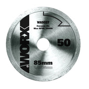 Lama per sega circolare diamantata WA5037 Ø 85 mm per taglio piastrelle ceramica pietra - Worx