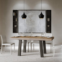 Tavolo Allungabile 160-264x90x77 cm Bridge Noce