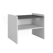 Vicco panca ad angolo Bianco/antracite 53.5 x 41.1 cm