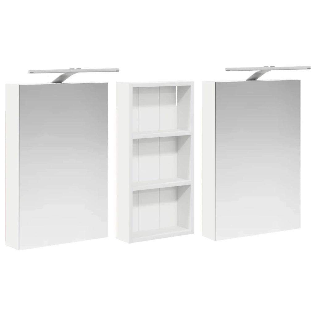 Set di Armadi da Bagno con porta 3 pcs 110 x 10,5 x 60,5 cm 3403720
