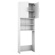 Vicco Armadietto per toilette Bianco 64 x 190 cm con 2 porte