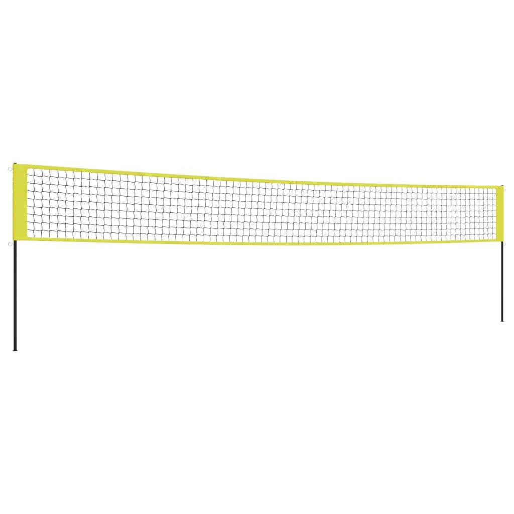 Rete da Pallavolo Gialla e Nera 823x244 cm Tessuto PE CFW6364504
