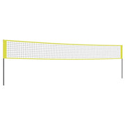 Rete da Pallavolo Gialla e Nera 823x244 cm Tessuto PE CFW6364504