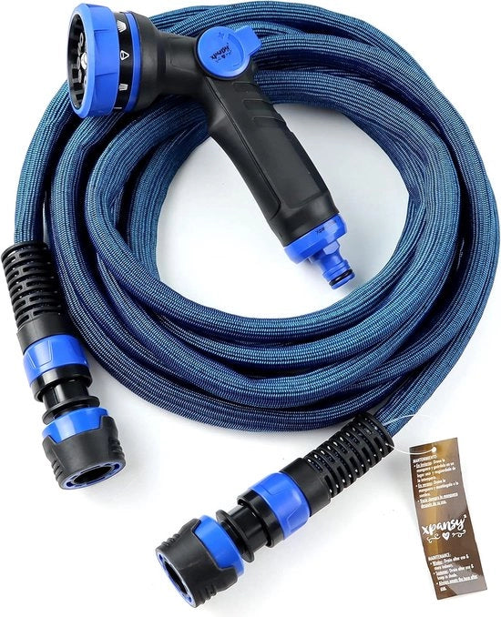 Serpentino estensibile per giardino - Irrigazione innovativa - 15 metri - verde - plastico