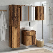 Set di Armadi da Bagno 5 pcs Legno antico 43 x 16 x 62,5 cm 3407349
