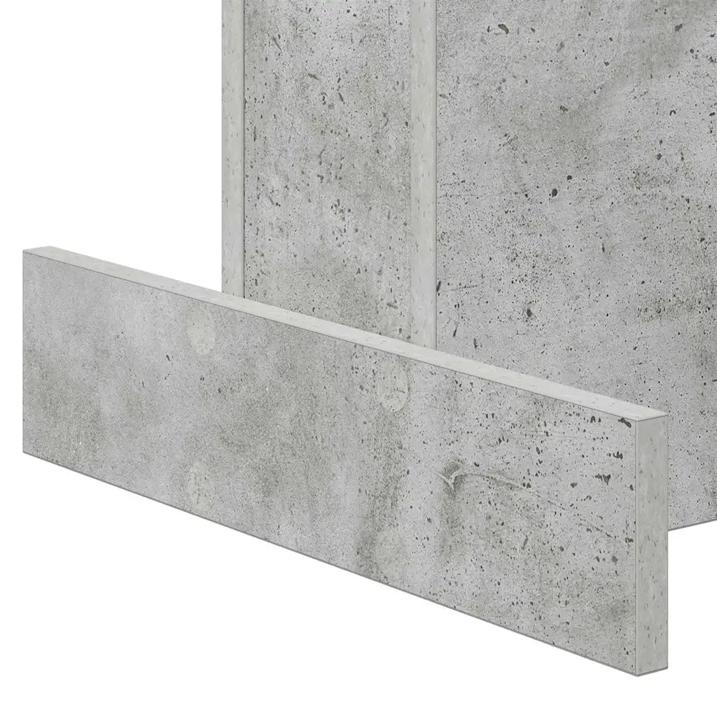 Tavolino Grigio cemento 44,5 x 45 x 55 cm Legno multistrato 891219