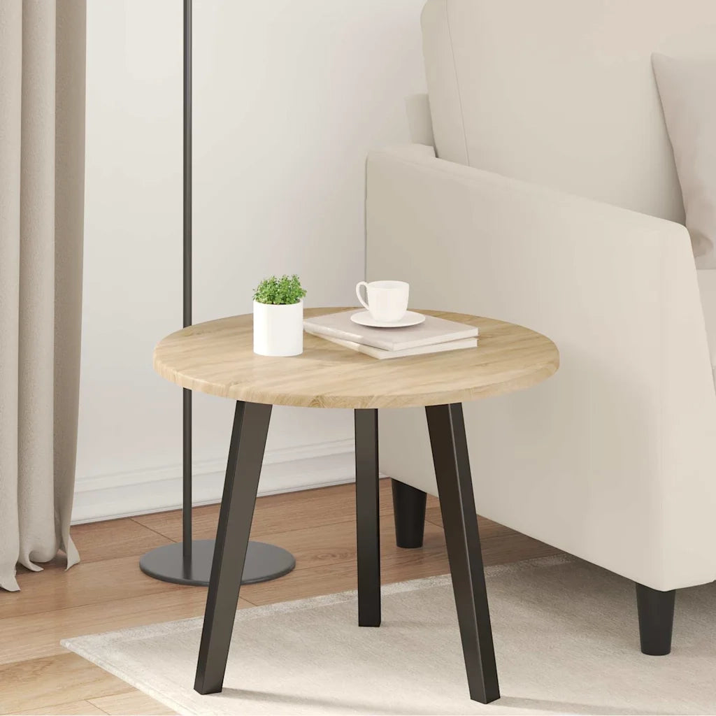 Piano del tavolo rovere sonoma Ø 50 x 1,5 cm Legno multistrato 880393