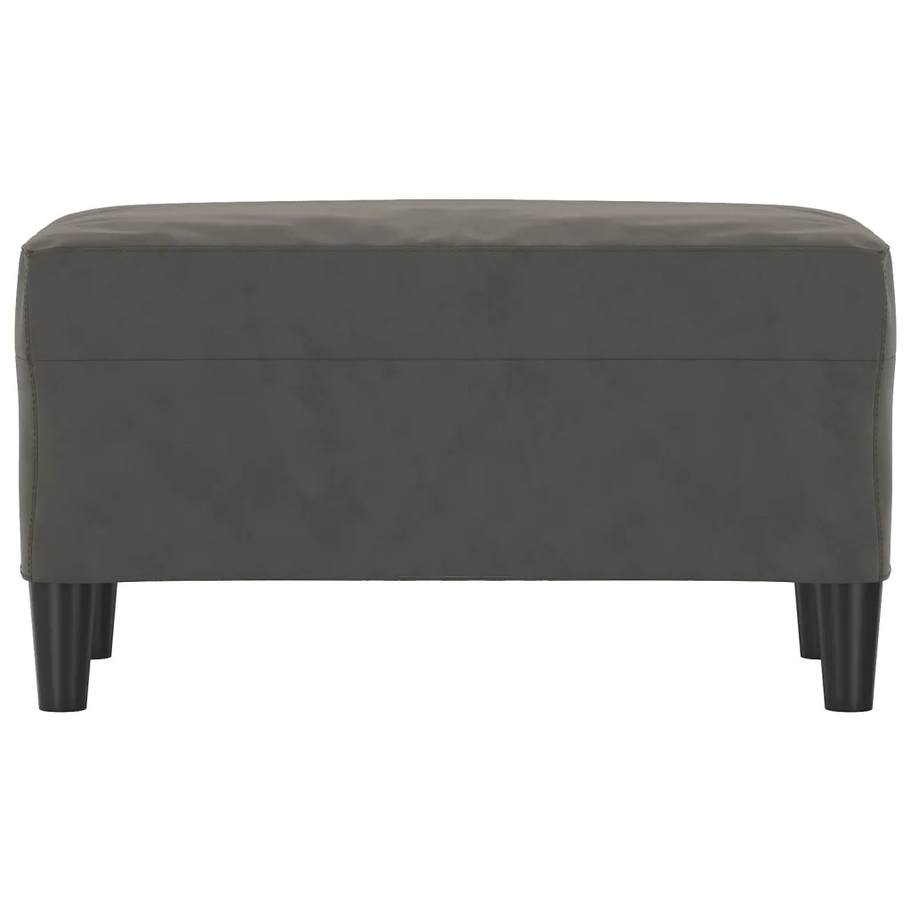 Panca Grigio Scuro 70x35x41 cm in Velluto CFW3640649