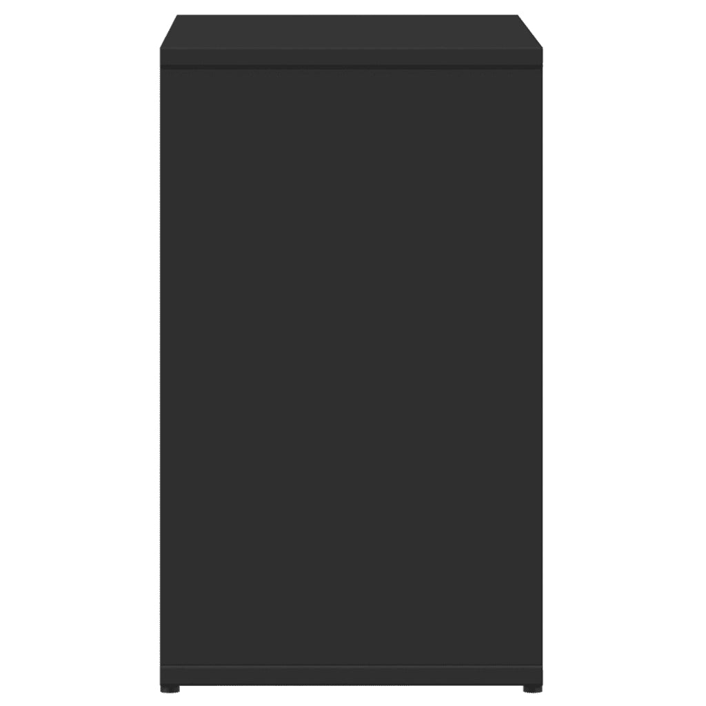 Tavolino Nero 50x30x50 cm in Legno Multistrato 840557