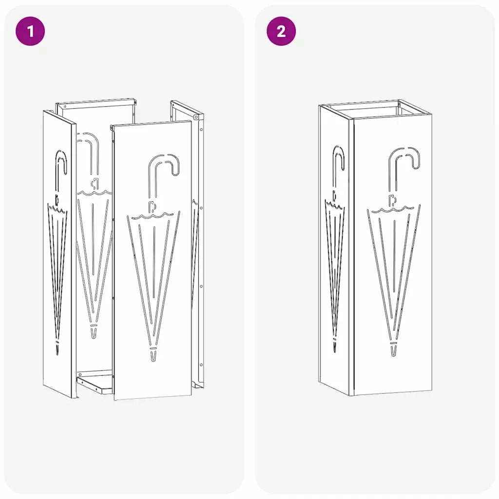 Supporto per Ombrellone Senape 15,5 x 15,5 x 49 cm Metallo CFW9636226